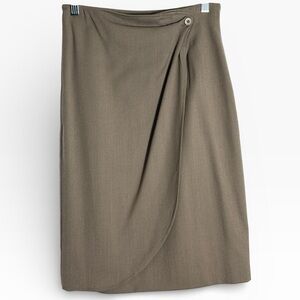Giorgio Armani Taupe Pencil Skirt